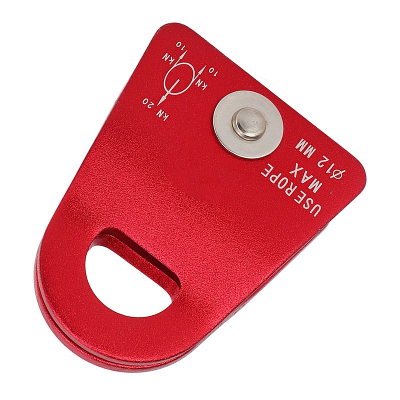 20KN Climbing Pulley Aluminum Mg Alloy Downhill Side Plate Single