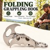 Folding Grappling Hook Multifunctional Stainless Steel Survival Outdoor Climbing Claw
