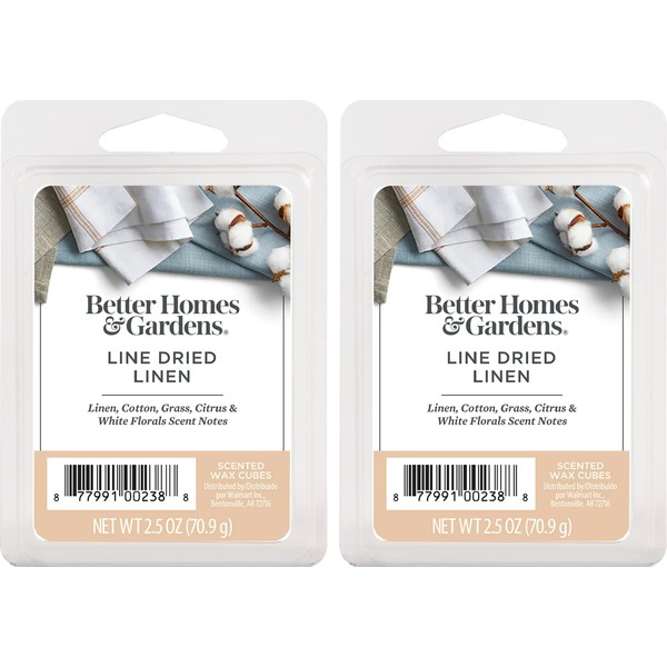 Better Homes and Gardens Scented Wax Cubes 2.5oz 2-Pack (Line