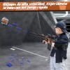 Monbelle Pistola Juguete Eléctrica Compatible Nerf Con 3 Modos,niño