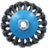 Twist Knot Wire Brush/Wheel for 115mm Angle Grinder TE242