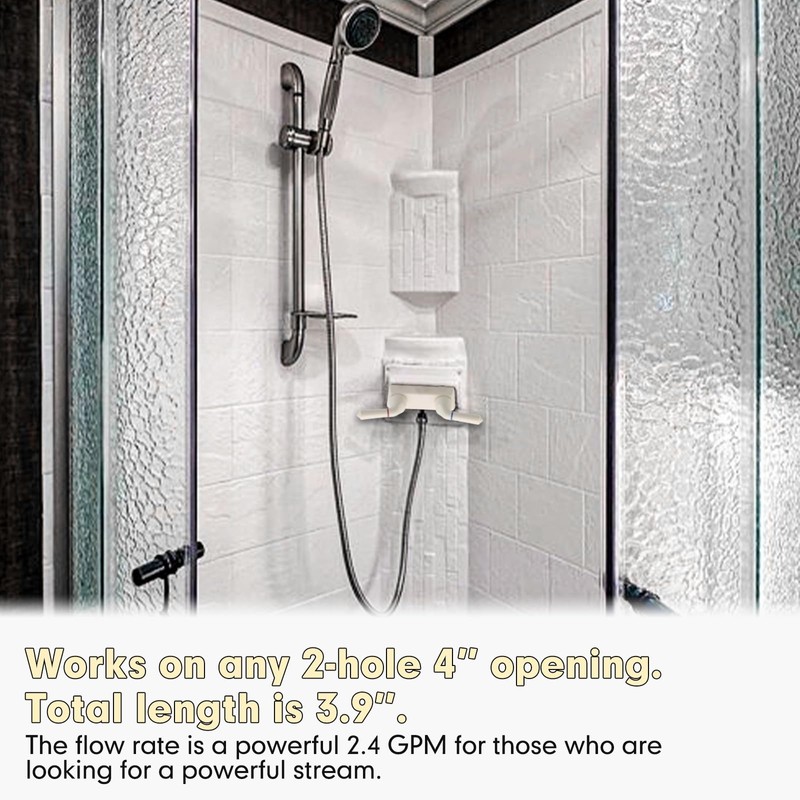 Camper Shower Dual Faucet Replacement, RV Shower Faucet Valve Diverter