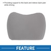 A ABSOPRO Breathable Car Seat Lumbar Cushion Memory Foam Support