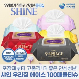 100 sheets of cleaning cleaning table induction portable disinfection tissue / 세정 청소 식탁 인덕션 휴대용소독 티슈 100매