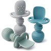 SAMiGO Silicone Baby Spoons Self Feeding 6+ Months - Infant