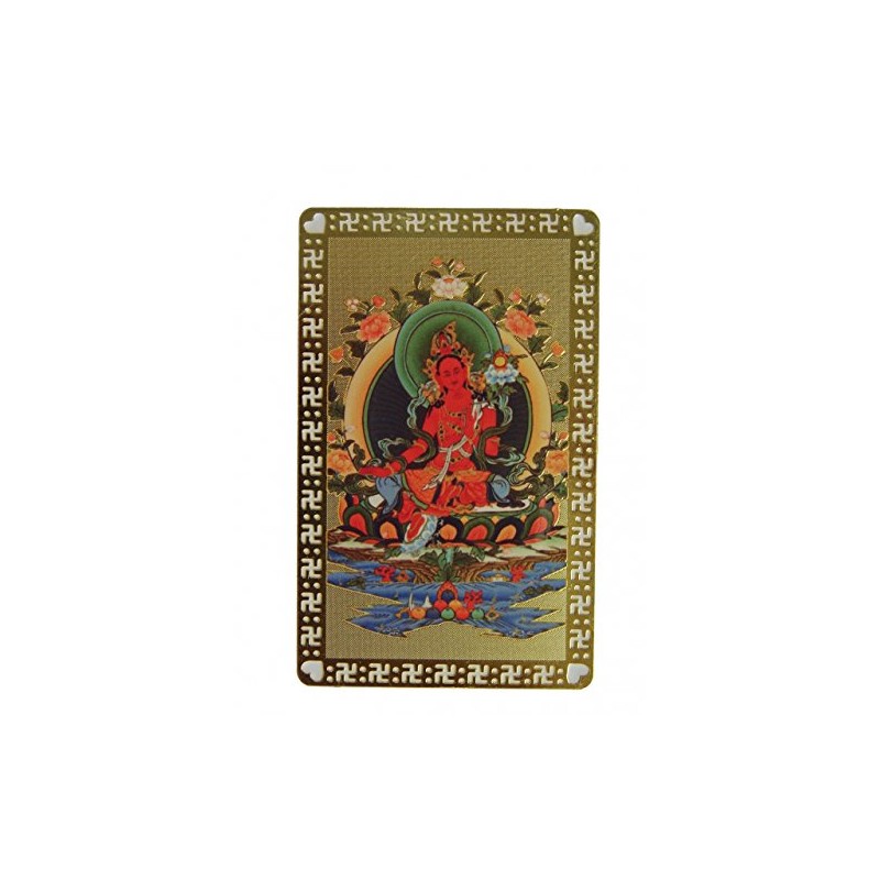 Feng Shui Import Red Tara Talisman Card