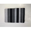X-Large Mexican Serape Blanket, Black and White, Hot Rod Seat
