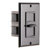 OSD 300W In-Wall Slider Volume Control w/ Impedance Matching, Black/Brown