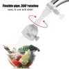 Adjustable Splash-Proof Faucet Extender, Kitchen Sink Taps Rotatable Nozzle Filter,