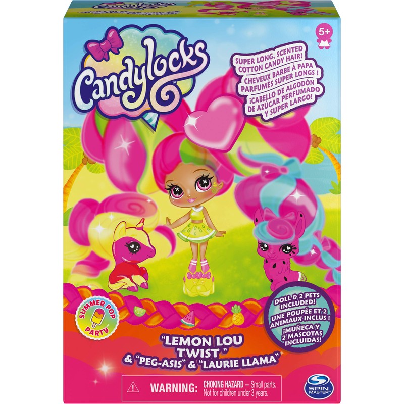 Candylocks Lemon Lou 2 Animal Hair Toy Doll