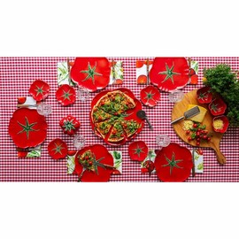 Bordallo Pinheiro Tomato Salad, Appetizer, & Dessert Plate.,