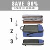 Eono Compression Packing Cubes, Luggage Organiser Set, Extensible Suitcase Organiser,