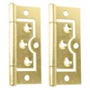 Brass Plated Hinges Door Flush Hinges 75mm/3-Inch Heavy Duty Hurl