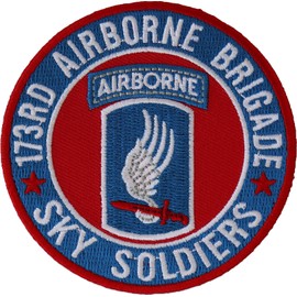 Ivamis 173rd Airborne Brigade Patch Sky Soldiers - 3x3 inch - P5122