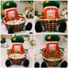 Zerodeko St. Patricks Day Candy Dish: Plush Gnome Doll Candy
