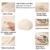 KEAIDUO Insulated Lunch Bag for Women, PU Leather Lunch Cooler