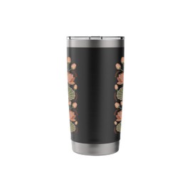 Vintage Wildflower Boho Floral Graphic for Nature Lovers Stainless Steel Insulated Tumbler