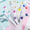24 Colours Double Heads Alcohol Marker Pen Set Art Dual