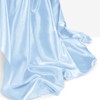 Homiest Light Blue Satin Fabric by The Yard, 1 Yard