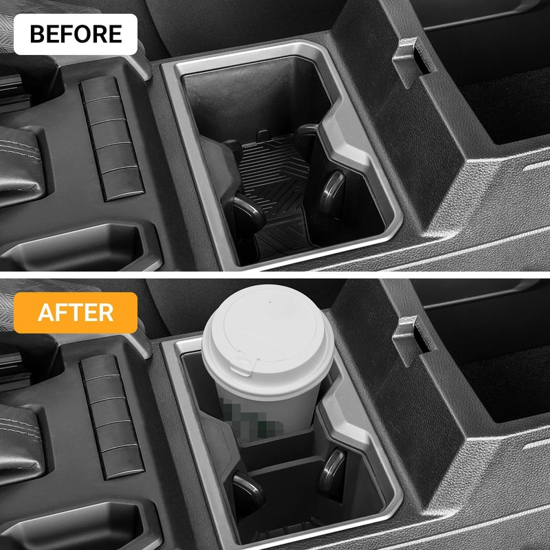 YOJOJOCO Front Cup Holder Compatible with Toyota Tacoma 2024 2025