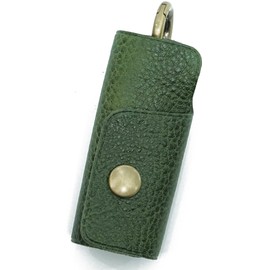 Prof Line Profline Key Case, Compact, Men's, Himeji Leather, Mini, Small, Genuine Leather, Made in Japan, green