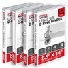 Office Werks Heavy Duty 4-Pack Legal Size View Binder -