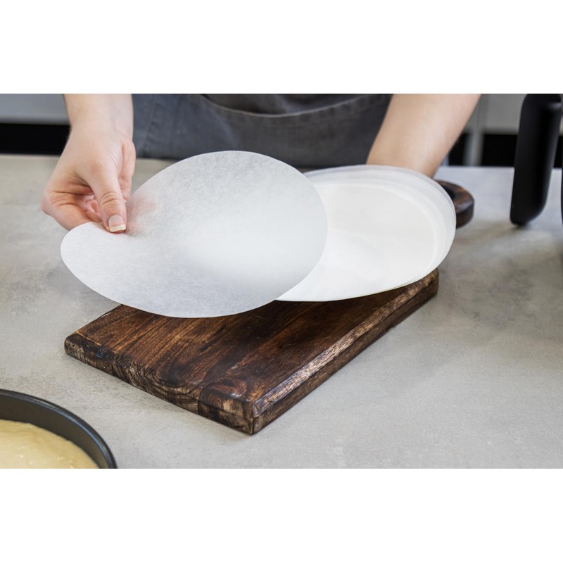 KitchenCraft Non-Stick Greaseproof Baking Parchment Paper, 20 cm (8") -