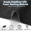 Hedday Black Suede Headliner Fabric 79" L × 60" W