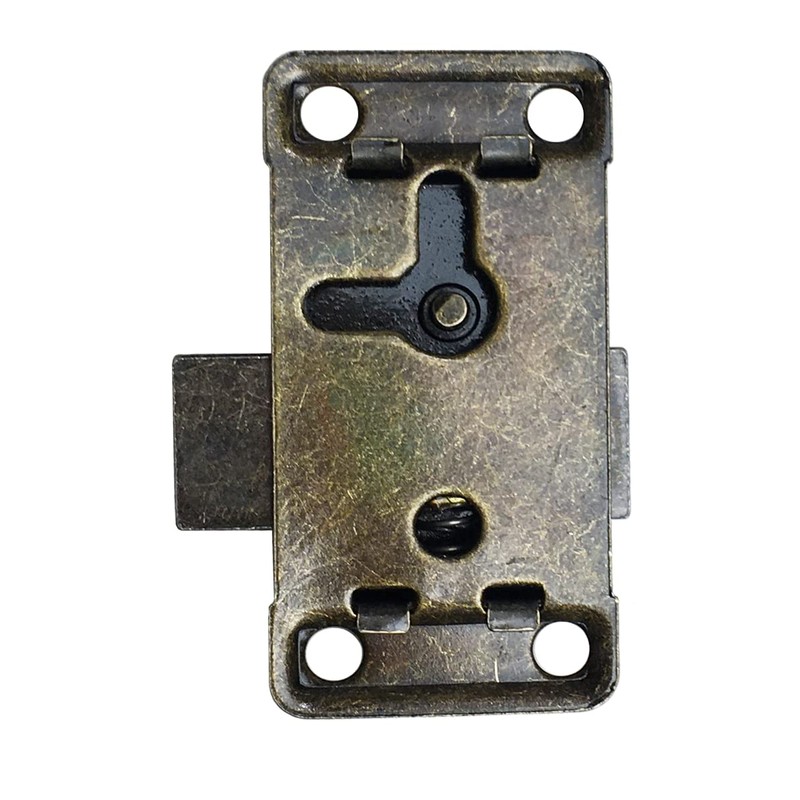 OMYZERO 2 Sets Skeleton Key Lock Decorative Antique Cabinet Lock