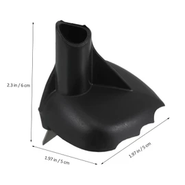 Sosoport Trekking Pole Tips Tungsten Carbide End Tips for Hiking Poles Replacement Ski Tips Easy to Install Versatile