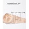 DELIMIRA Women's Strapless Bra Silicone-Free Minimizer Bandeau Plus Size Unlined