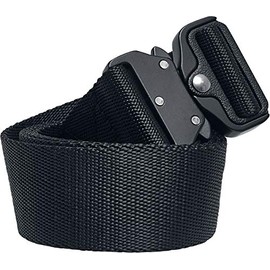Urban Classics Unisex Wing Buckle Belt, black
