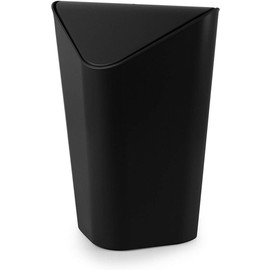 Umbra Square Trash Can with Swing Lid Pail Trash Can Dust Box Red Corner Can