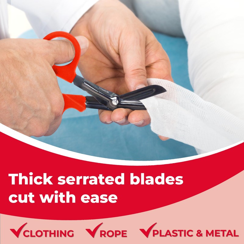 Ever Ready First Aid Autoclavable Titanium Bonded Bandage Shears 7