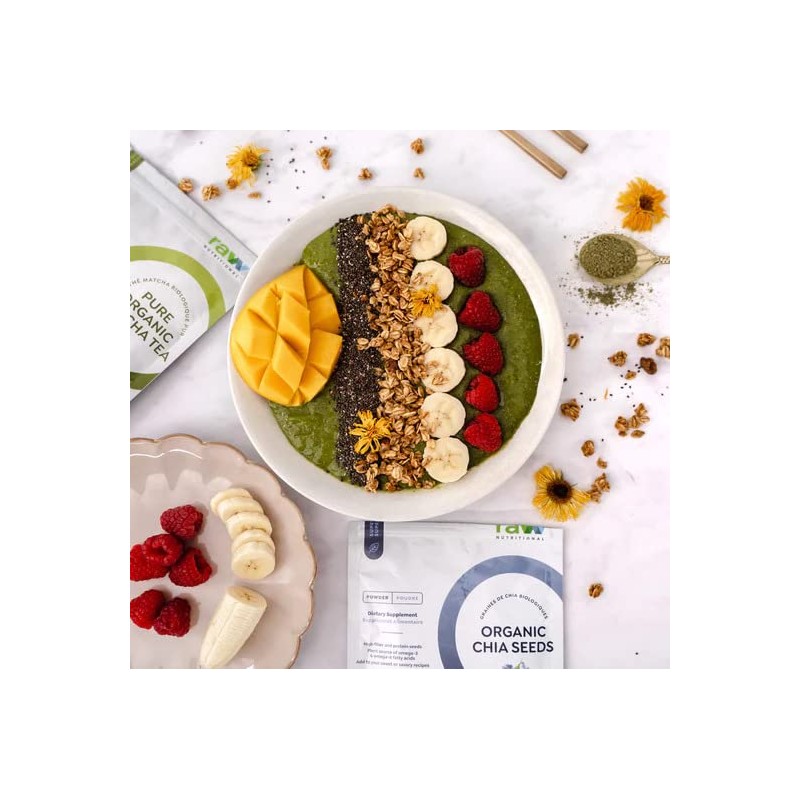 Raw Nutritional Organic Chia Seeds | Complete Source of Vegetable