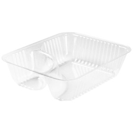 Dart C56NT2 Sm Clear 2 Comp Nacho Tray (Case of 500)