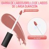 SINYI Lápiz Labial Hidratante con Acabado Brillante，Lápiz Labial Líquido De