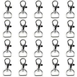 Craft Parts Shop Levernascan 15mm Silver 20 Pieces, Silver