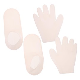 Outanaya 1Set Moisturizing Socks and Gloves for Care Reusable Foot Treatment for Dry Skin Breathable Design for Experience for Women