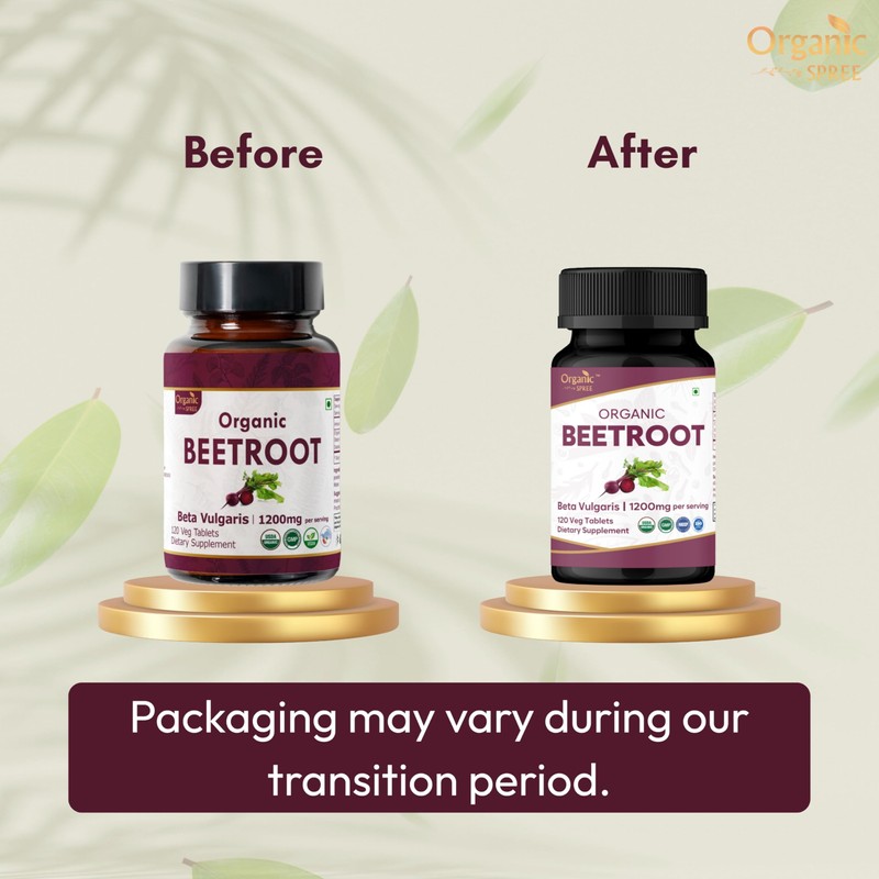 ORGANIC SPREE Beetroot 120 Tablets | Beta Vulgaris (Beetroot) |