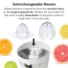 Tribest Stainless Steel Citrus Juicer with Strainer and Spout Electric