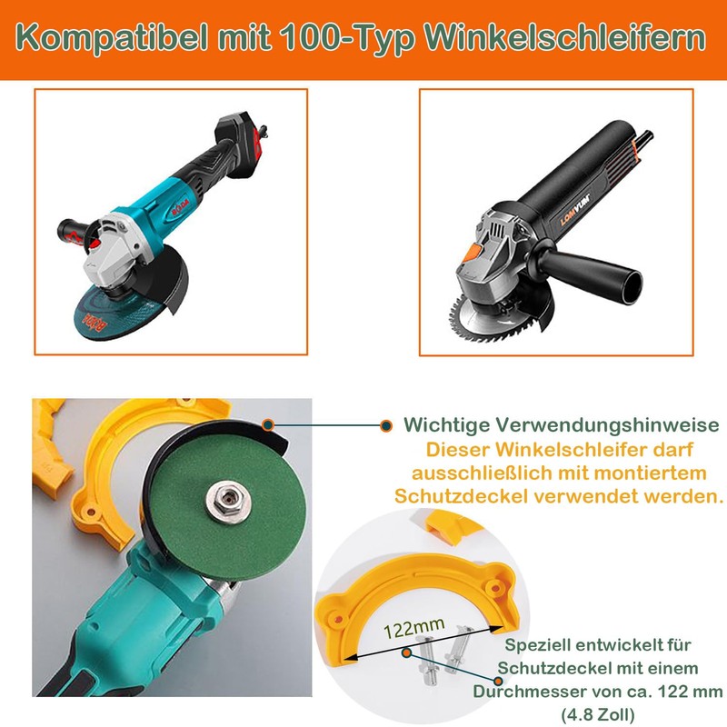 KEWAYO Drill Sharpener for Angle Grinder - Universal Sharpener 4-12