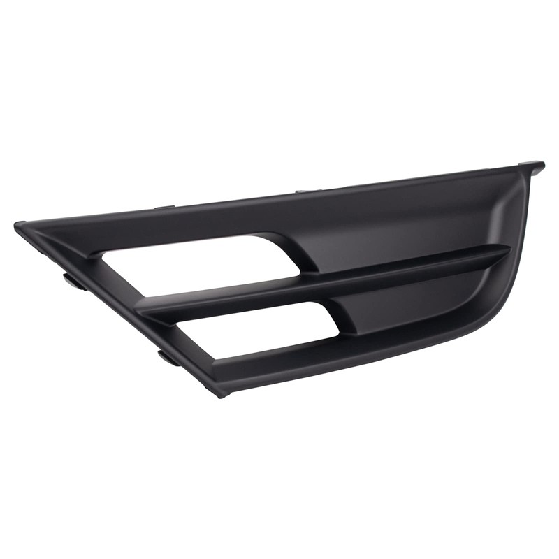 TRQ Front Left Fog Light Hole Cover Black Drivers Side