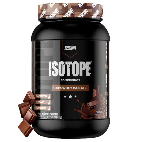 REDCON1 REDCON1 Isotope 100% Whey Isolate, Chocolate - Keto Friendly