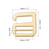 QUARKZMAN Pack of 4 20 mm / 0.79 Inch Metal