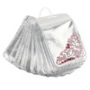 SOFPLATE 50Pcs Diamond Art Bead Bags Silver Jewellery Ziplock Bags