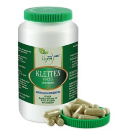 VITA IDEAL Vegan® Burdock Root 180 Capsules – Arctium lappa – Daily Serving 940 mg Burdock Root Pure Powder Natural, Vegetable and No Additives, Original by Vitadeal.