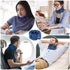 YEEKORO Inflatable Neck Pillow, Travel Pillow for Airplane, Traveling, Office,