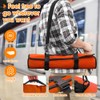 QIQU Orange Chef Knife Bag With 20 Slots Cutlery Knives