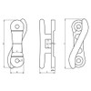 MarineNow Cast Aluminum S Dock Cleat 10", 12" or 15"